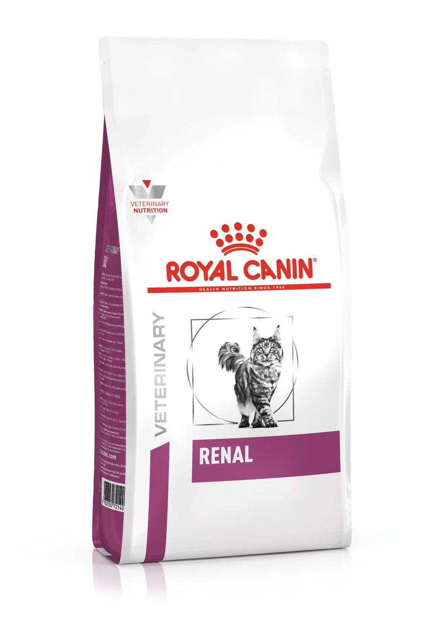 Royal Canin Renal сухой корм диетический для взрослых кошек для поддержания функции почек, 0.4кг, (Россия) - фото 1 - id-p224302028