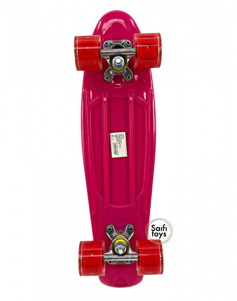 Скейтборд 120 (розовый) - фото 3 - id-p224302305