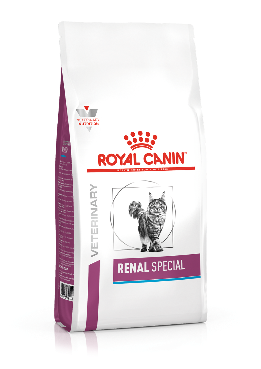 Royal Canin Renal Special сухой корм для взрослых кошек для поддержания функции почек, 0,4кг, (Франция) - фото 1 - id-p224302421