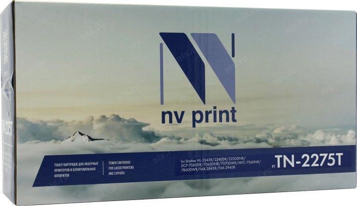 Картридж NV-Print аналог TN-2275(T) для Brother HL-2240/2240D/2250DN/DCP7060 - фото 1 - id-p224301962
