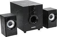 Колонки SVEN MS-107 Black (2x2.5W +Subwoofer 5W дерево)