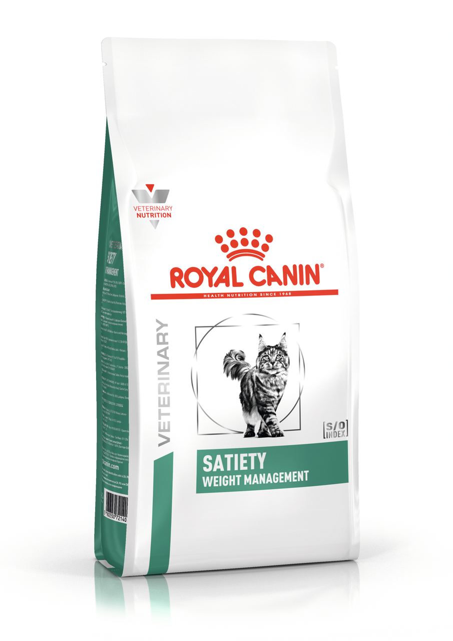 Royal Canin SATIETY WEIGHT MANAGEMENT сухой корм диетический для взрослых кошек, 1,5кг, (Франция) - фото 1 - id-p224302439