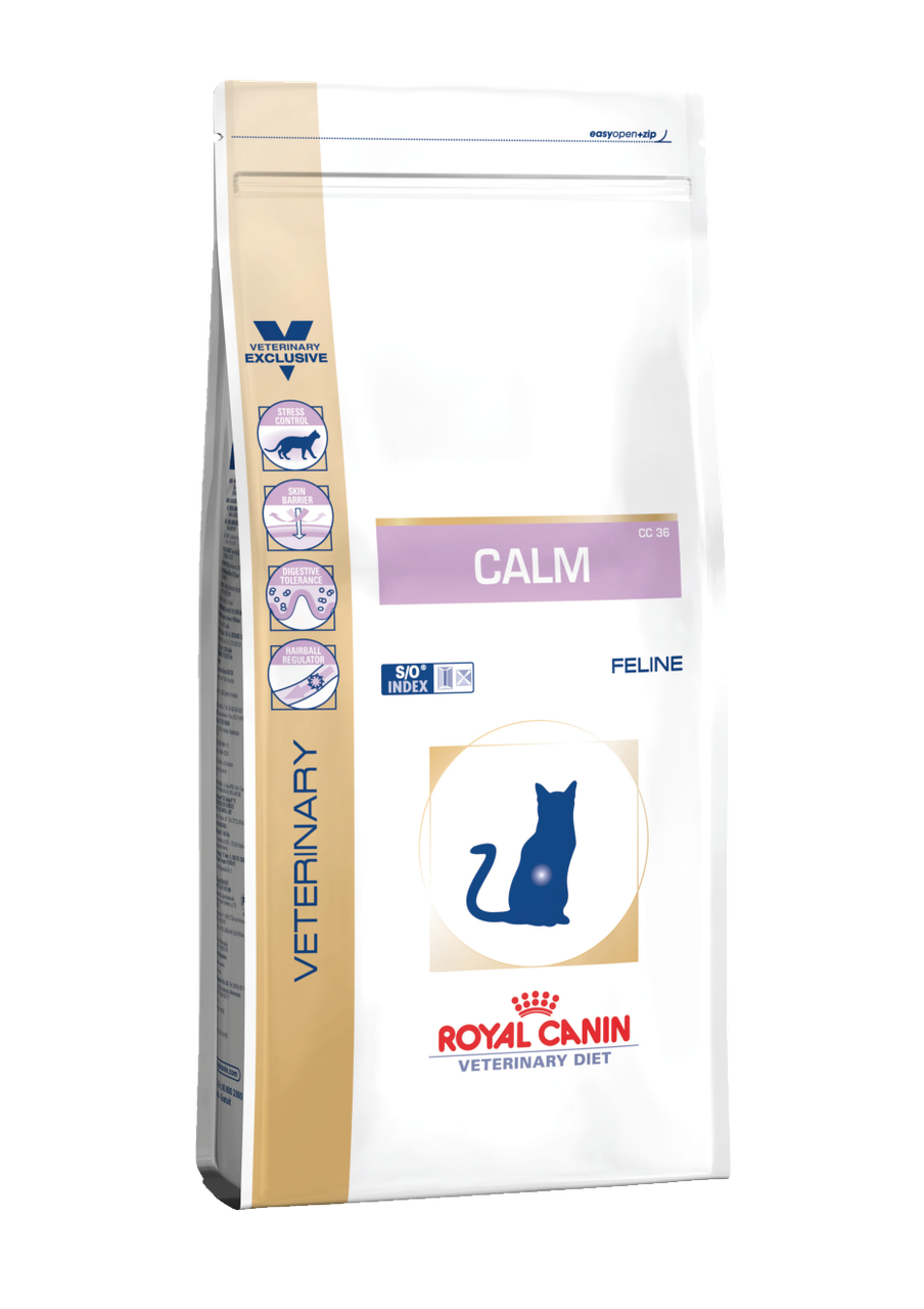 Royal Canin Calm CC 36 Feline сухой корм для взрослых кошек, 2кг, (Франция) - фото 1 - id-p224302469