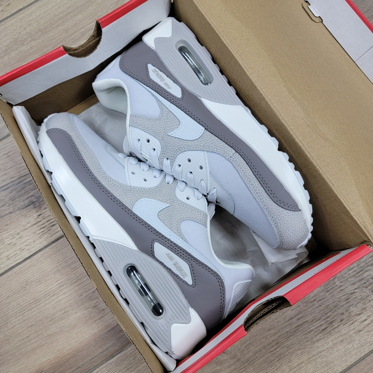 Кроссовки Nike Air Max 90 Light Iron Ore - фото 6 - id-p224286124