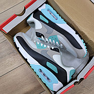 Кроссовки Nike Air Max 90 Gray Green Black, фото 6