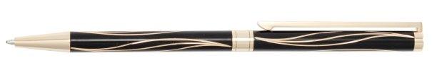 Ручка подарочная шариковая Manzoni Teramo корпус черный
