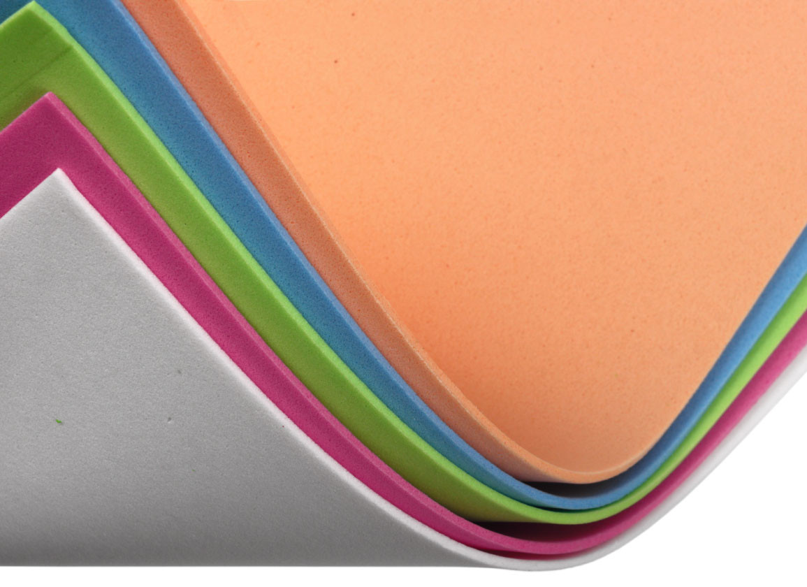 Набор цветной пористой резины (фоамиран) ArtSpace (пастель) А4, 5 цветов, 5 л., пастель