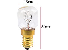 Лампочка, лампа внутреннего освещения для духовки Bosch, Electrolux, Indesit, Smeg, Whirlool 55304066 (E14 25W, фото 3