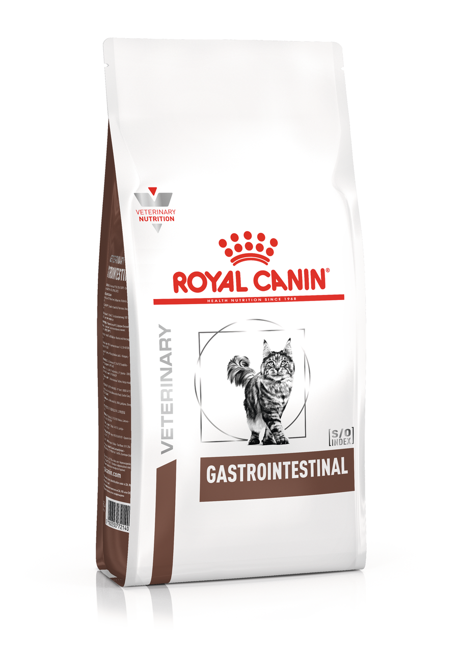Royal Canin Gastrointestinal сухой корм для взрослых кошек при расстройствах пищеварения, 0,4кг, (Россия) - фото 1 - id-p224303395
