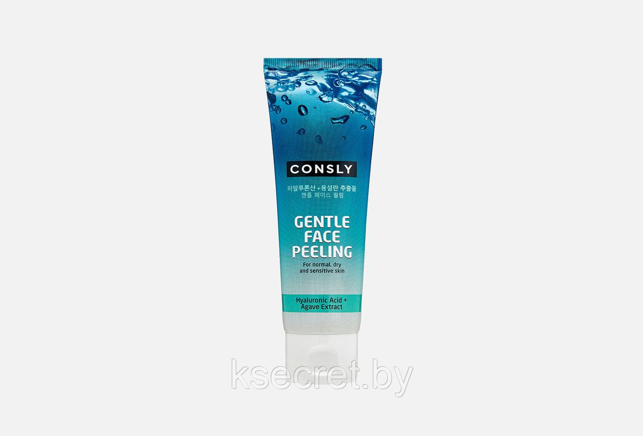 Отшелушивающий гель для деликатного очищения CONSLY Gentle Face Peeling with Hyaluronic Acid and Agave 120ml - фото 3 - id-p224303513