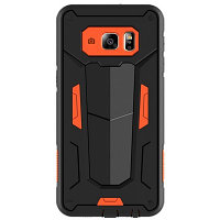 Противоударный чехол-накладка Nillkin Defender II Series Orange для Samsung Galaxy S6 Edge Plus