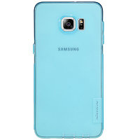 Силиконовый чехол Nillkin Nature TPU Case Blue для Samsung Galaxy S6 Edge Plus