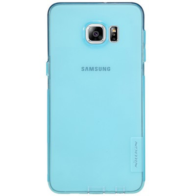 Силиконовый чехол Nillkin Nature TPU Case Blue для Samsung Galaxy S6 Edge Plus - фото 1 - id-p224303589