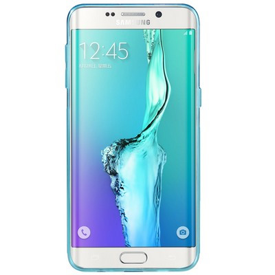 Силиконовый чехол Nillkin Nature TPU Case Blue для Samsung Galaxy S6 Edge Plus - фото 2 - id-p224303589