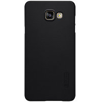 Пластиковый чехол с пленкой Nillkin Super Frosted Shield Black для Samsung A710F Galaxy A7 (2016)