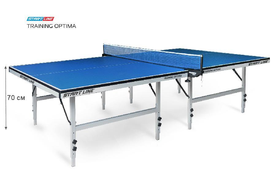 Стол теннисный Start Line Training Optima (Синий) - фото 4 - id-p224302871