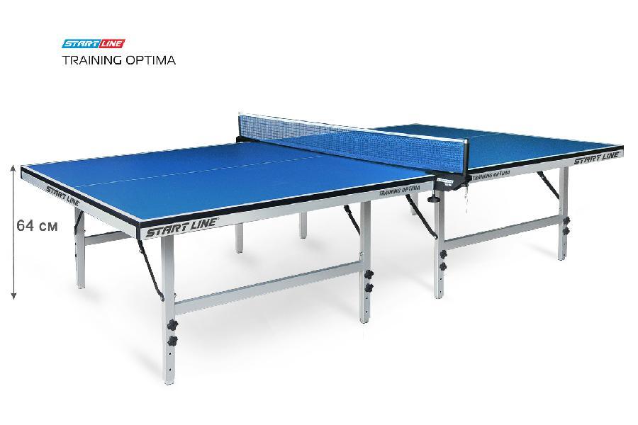 Стол теннисный Start Line Training Optima (Синий) - фото 5 - id-p224302871