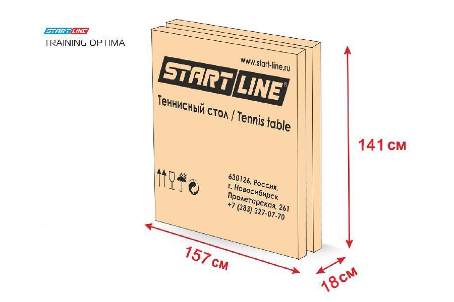 Стол теннисный Start Line Training Optima (Синий) - фото 8 - id-p224302871