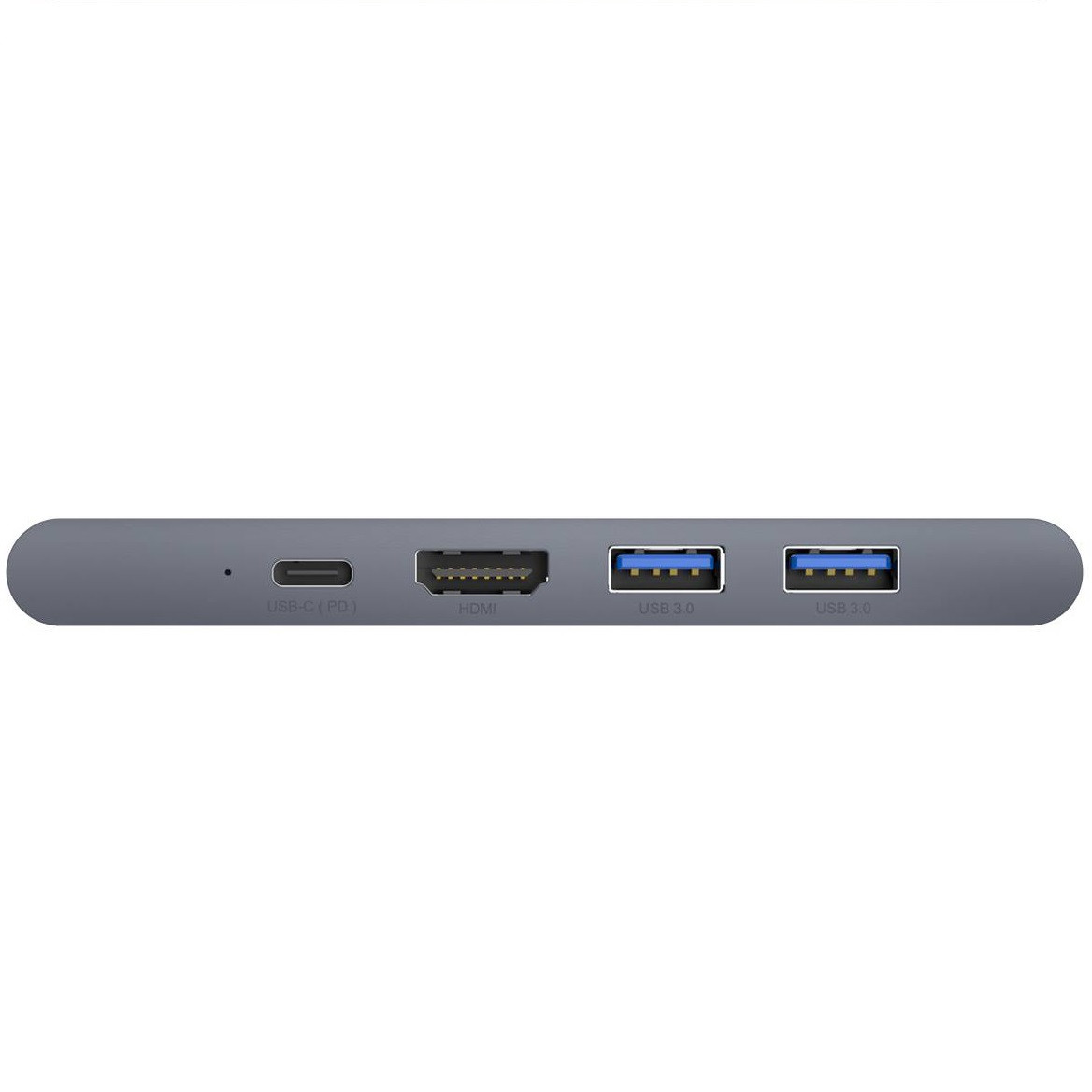 USB-концентратор Baseus Thunderbolt C+Pro (CAHUB-L0G) для MacBook Pro (Deep Grey) - фото 2 - id-p224303663