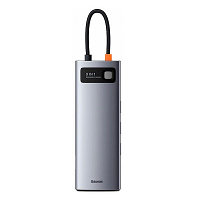 USB - разветвитель адаптер Baseus Metal Gleam Series 9-in-1 Multifunctional Type-C HUB Docking Station