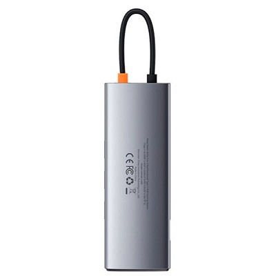 USB - разветвитель адаптер Baseus Metal Gleam Series 9-in-1 Multifunctional Type-C HUB Docking Station - фото 2 - id-p224303758