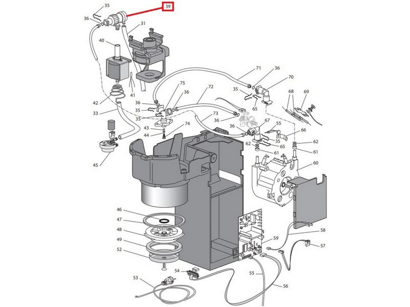 Клапан давления аварийный для кофеварки Delonghi 7313260161 - фото 6 - id-p111035213