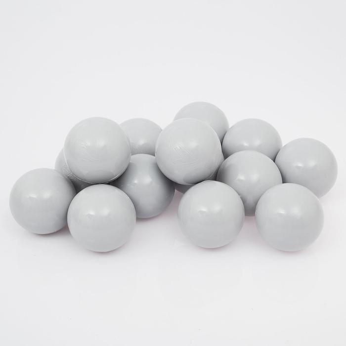 Набор шаров для сухого бассейна 500 шт, цвет: серый - фото 1 - id-p224304064