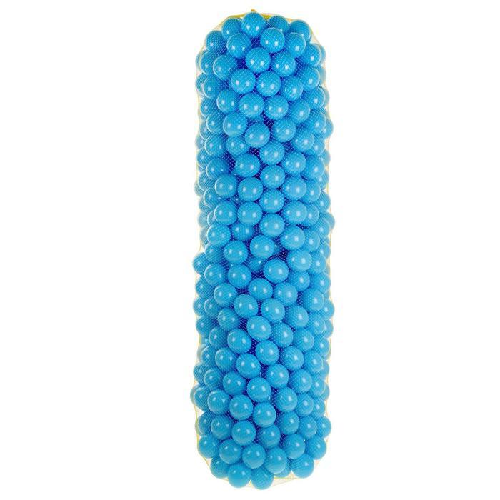 Шарики для сухого бассейна с рисунком, диаметр шара 7,5 см, набор 500 штук, цвет голубой - фото 4 - id-p224304065