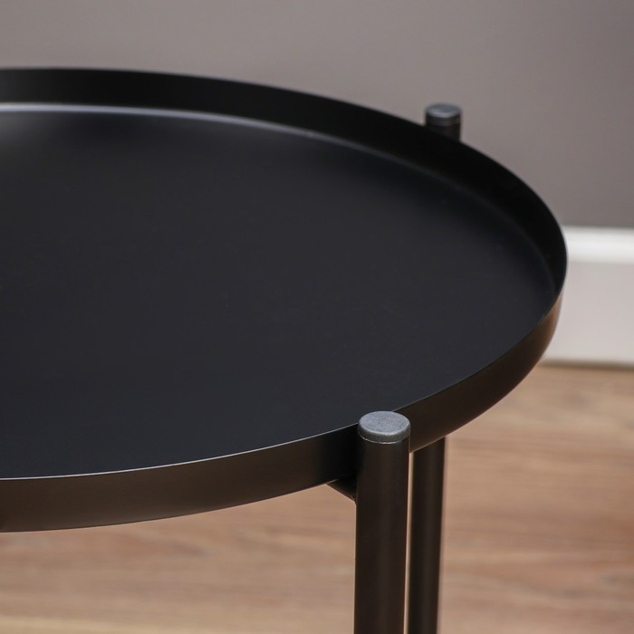 Кофейный столик " Тиволи" YS-8339, черный 41,5х43 см - фото 4 - id-p224304010