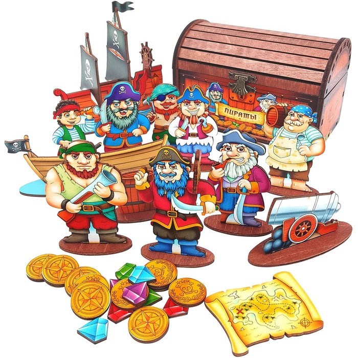 Игровой набор "Пираты" в сундуке 8675/9 - фото 6 - id-p224304271