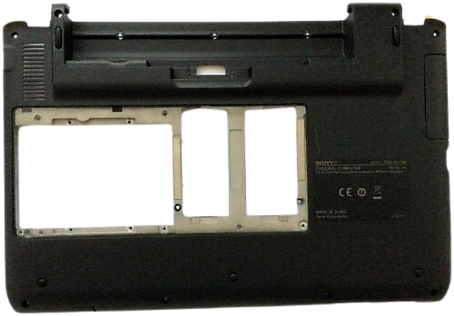 Нижняя часть корпуса Sony Vaio VPCY11M1R1, черная (с разбора) - фото 1 - id-p218263954