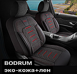 Универсальные чехлы BODRUM для автомобильных сидений / Авточехлы - комплект на весь салон автомобиля, фото 2