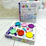 Набор для лепки Genio Kids Тесто-пластилин. Животный мир 6 цветов, 10 формочек, фото 2