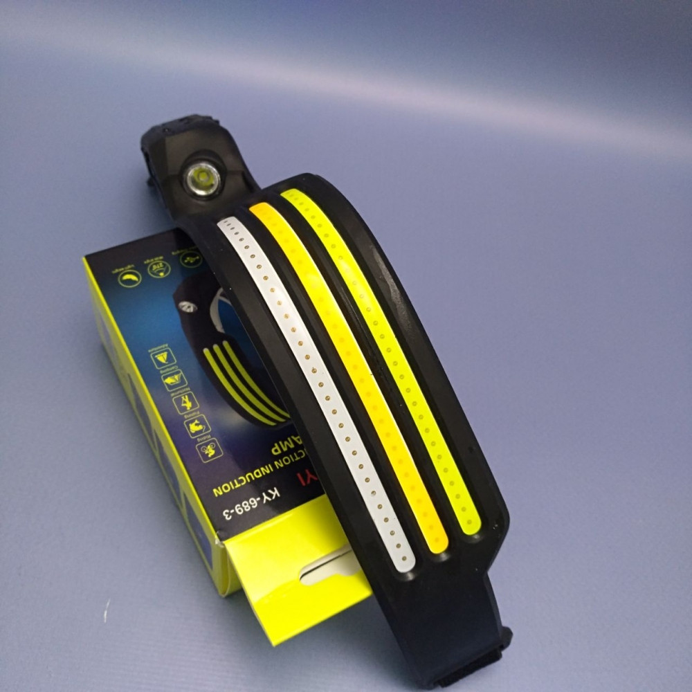 Фонарь USB налобный-лента светодиодный с аккумулятором Kang KI KY-689-3 (8 режимов, датчик движения) - фото 9 - id-p224305772