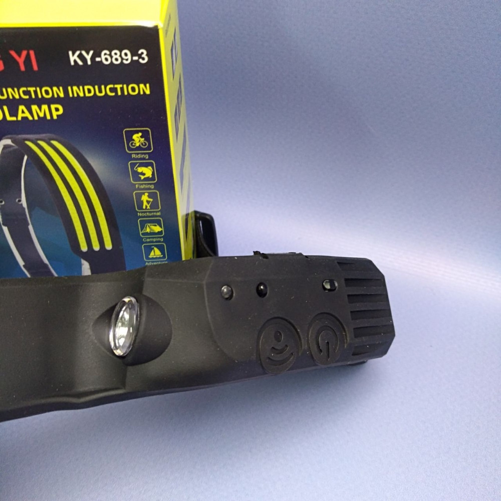 Фонарь USB налобный-лента светодиодный с аккумулятором Kang KI KY-689-3 (8 режимов, датчик движения) - фото 3 - id-p224306668