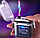 Электронная водонепроницаемая пьезо зажигалка - фонарик с USB зарядкой LIGHTER Синяя, фото 6