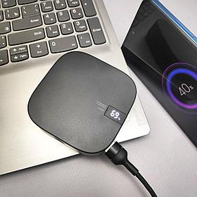 Портативное зарядное устройство Power Bank 10000 mAh / Micro Usb, Type C, Lightninng- вход, 2 USB-выхода,