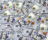 Купюры бутафорные доллары, евро, рубли (1 пачка) / Сувенирные деньги, 100 USD бутафорных (75 шт. в пачке), фото 10
