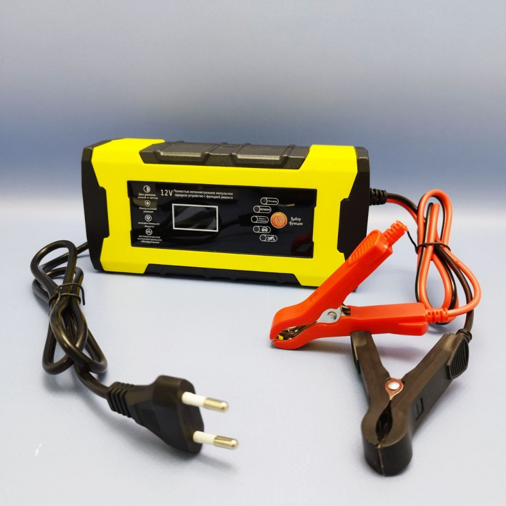 Пусковое зарядное устройство для аккумуляторов автомобиля 12В 10А / Интеллектуальное импульсное зарядное - фото 3 - id-p224306700