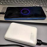 Портативное зарядное устройство Power Bank 5000 mAh / Micro-USB, Type C, 2 USB-выхода, точечный индикатор, фото 10