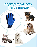 Перчатка для вычесывания шерсти домашних животных True Touch, фото 5