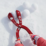 Игрушка для снега "Снежколеп" форма Мяч (снеголеп) / Диаметр шара 7 см, длина 37 см., Фиолетовый, фото 10