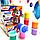 Набор для творчества Рисуем пальчиками Буба (краски 8 цветов по 40 мл., трафарет, раскраска), фото 3