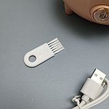 Антимоскитная лампа-ловушка для комаров и насекомых LED PHOTOCATALYST MOSQUITO KILLER USB Персиковый, фото 3