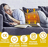 Электрогрелка плюшевая Heating Pad D3060, 75W, 60 х 30 см (220V, 9 режимов, 4 режима таймера), фото 6