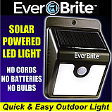 Уличный светодиодный светильник на солнечной батарее с датчиком движения Everbrite, фото 4