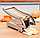 Слайсер для картошки фри / 2 насадки из нержавеющей стали / Ручная картофелерезка Potato Chipper, фото 8