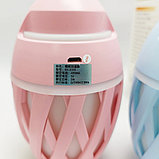 Увлажнитель (аромадиффузор - ночник) воздуха Olive humidifier 320 ml с подсветкой Розовый, фото 3