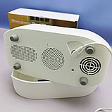 Увлажнитель воздуха с эффектом пламени Flame Aroma Humidifier ТС-030-А, 5 в 1 (аромадиффузор, часы, будильник,, фото 4