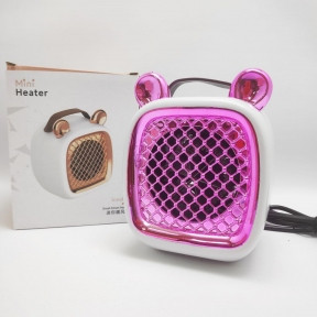 Миниобогреватель портативный с ушками Mini Heater Розовый